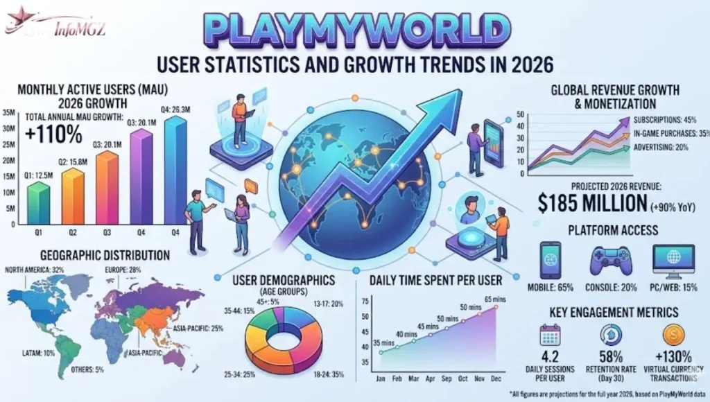 PlayMyWorld User Statistics and Growth Trends in 2026