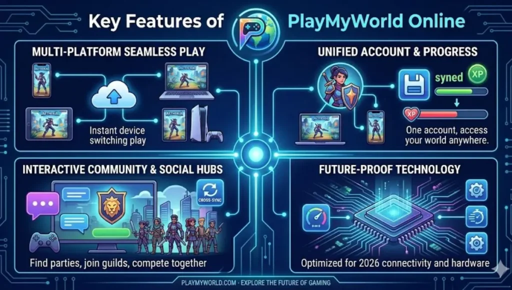 Key Features of PlayMyWorld Online
