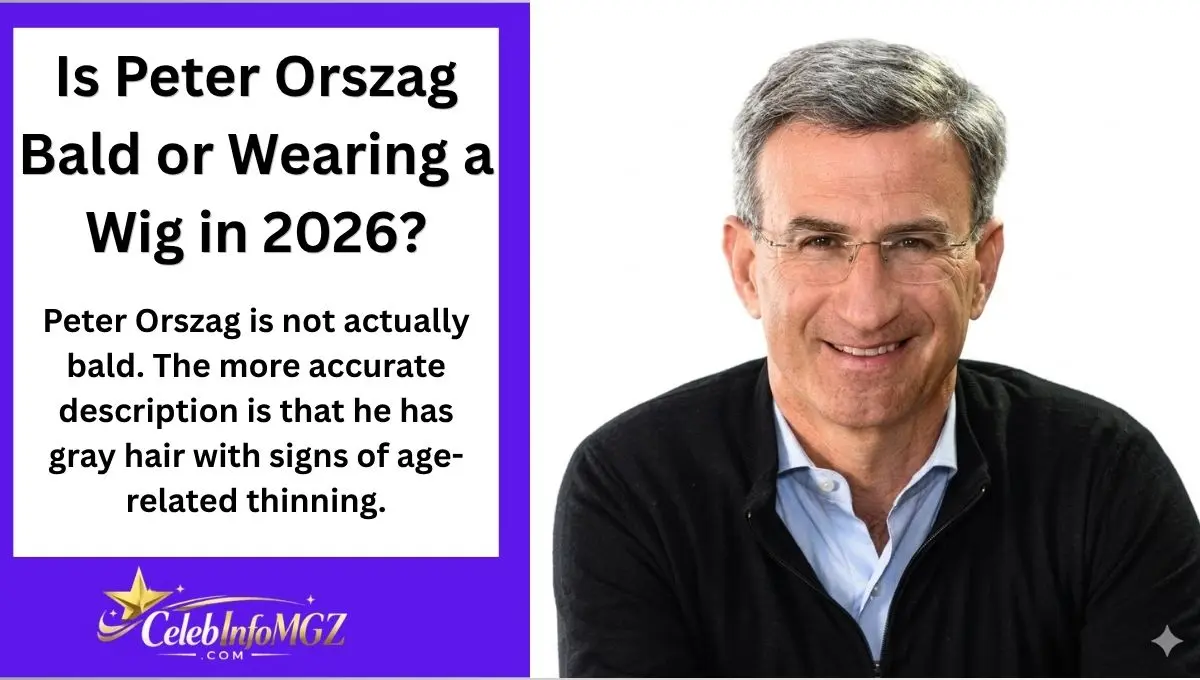 Is Peter Orszag Bald or Wearing a Wig in 2026