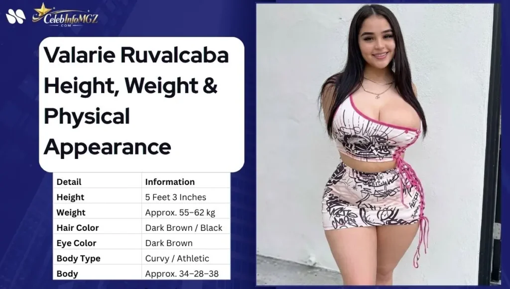 Valarie Ruvalcaba Height, Weight & Physical Appearance